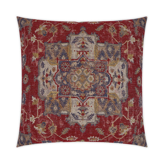 D.V. KAP HOME   24" x 24" Amici Pillow - Cinnabar Global    - 3501-C-2424
