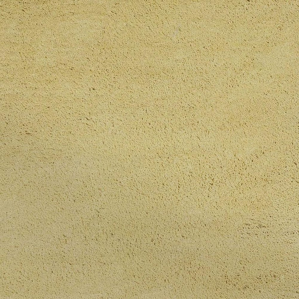 3' X 5' Canary Yellow Shag Hand Woven Area Rug