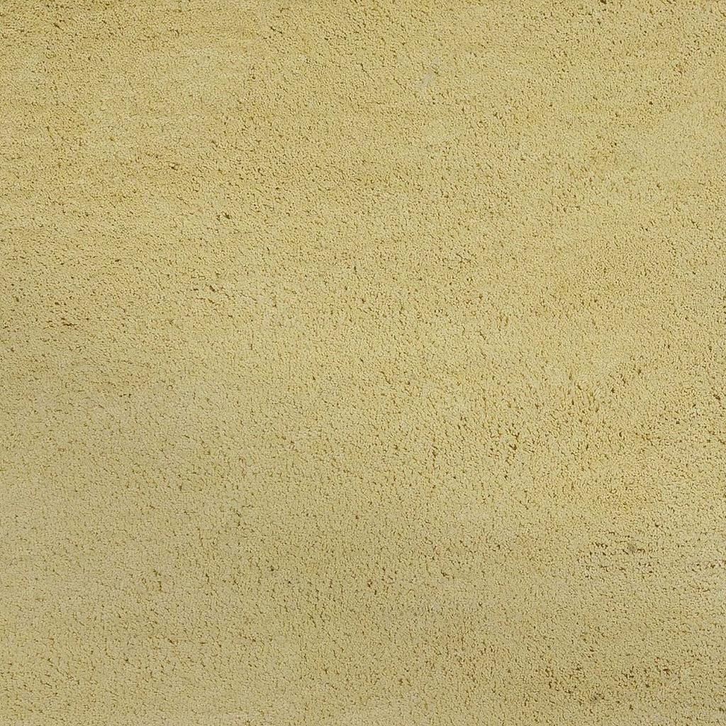 3' X 5' Canary Yellow Shag Hand Woven Area Rug