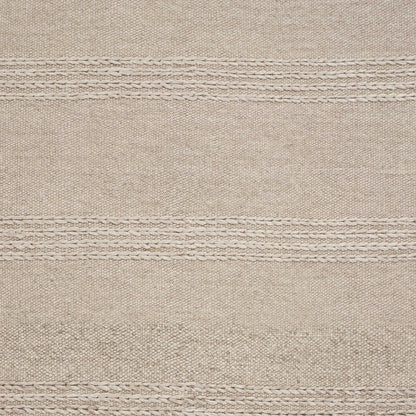 3' X 5' Natural Wool Hand Woven Area Rug