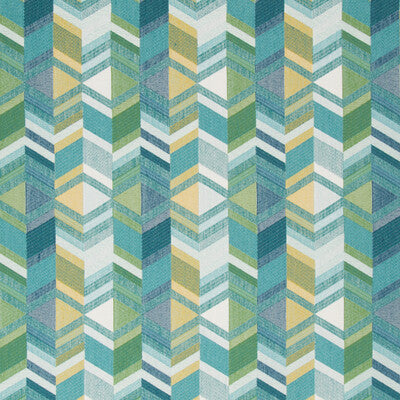 KRAVET DESIGN  MODERN TEAL,YELLOW,GREEN   - 35014.413.0