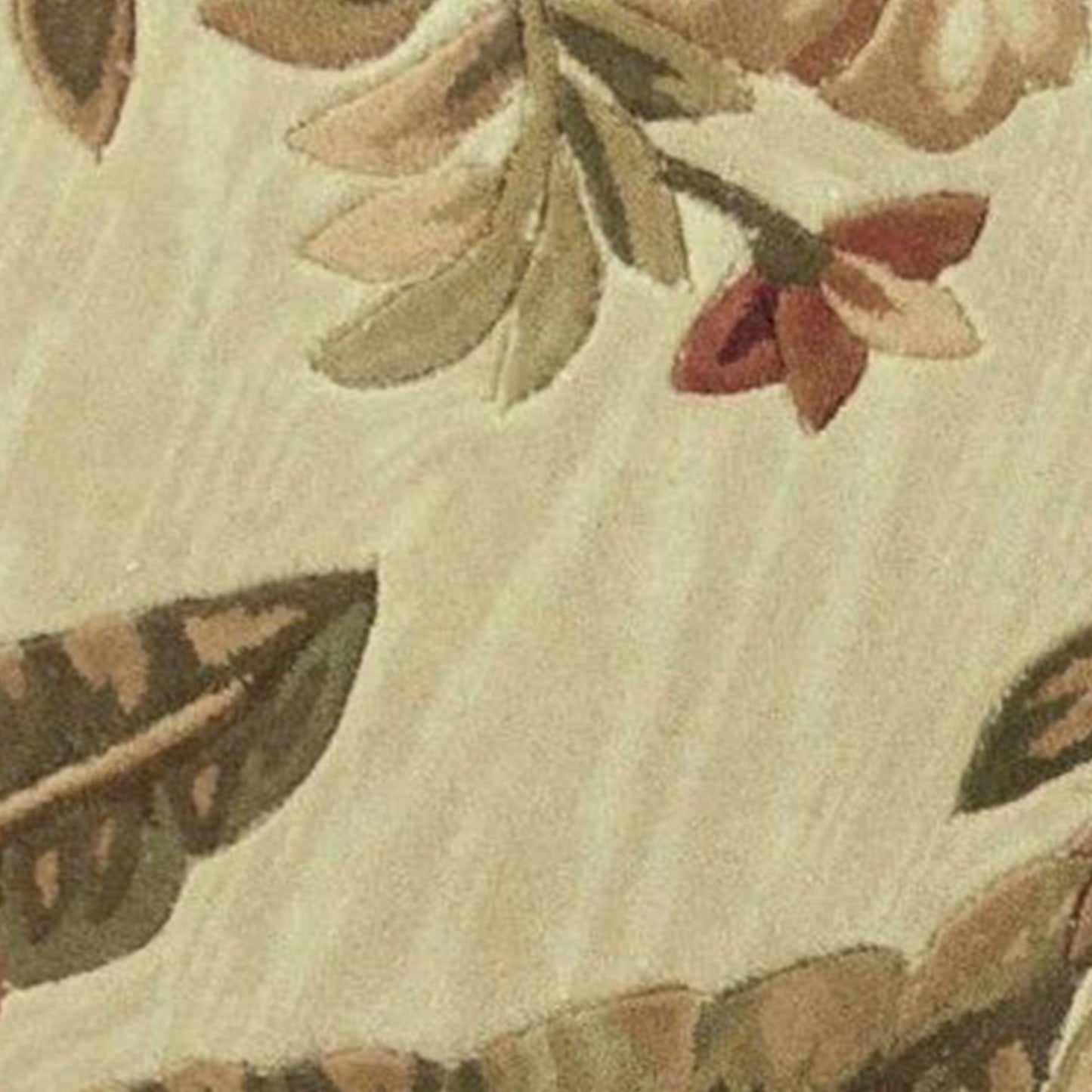 5' X 8'  Wool Ivory  Area Rug