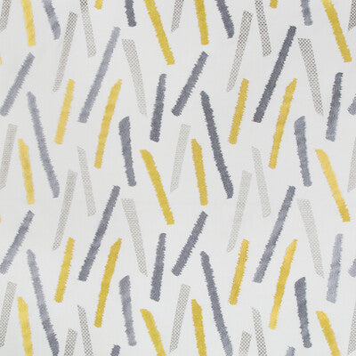 KRAVET BASICS EMBROIDERY  WHITE,YELLOW,GREY   - 35020.411.0