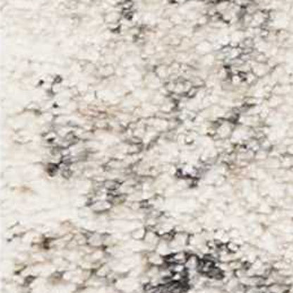 9' X 13' Grey Machine Woven Distressed Floral Traditional Indoor Area Rug