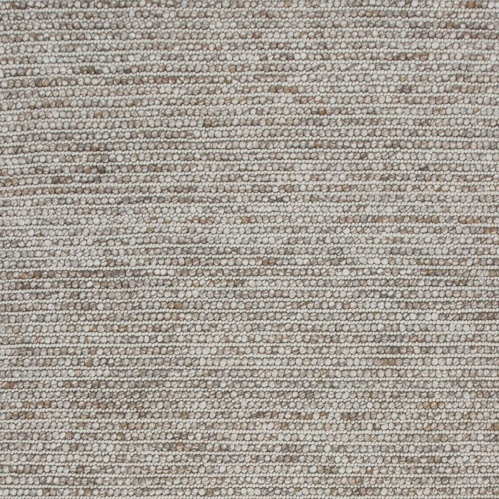 5' X 7'  Natural Wool Boucle Berber Style Area Rug