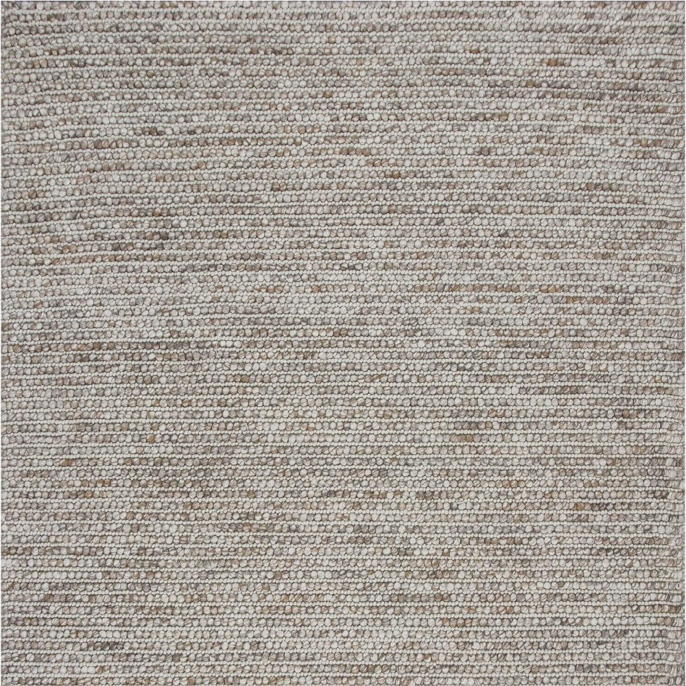 5' X 7'  Natural Wool Boucle Berber Style Area Rug