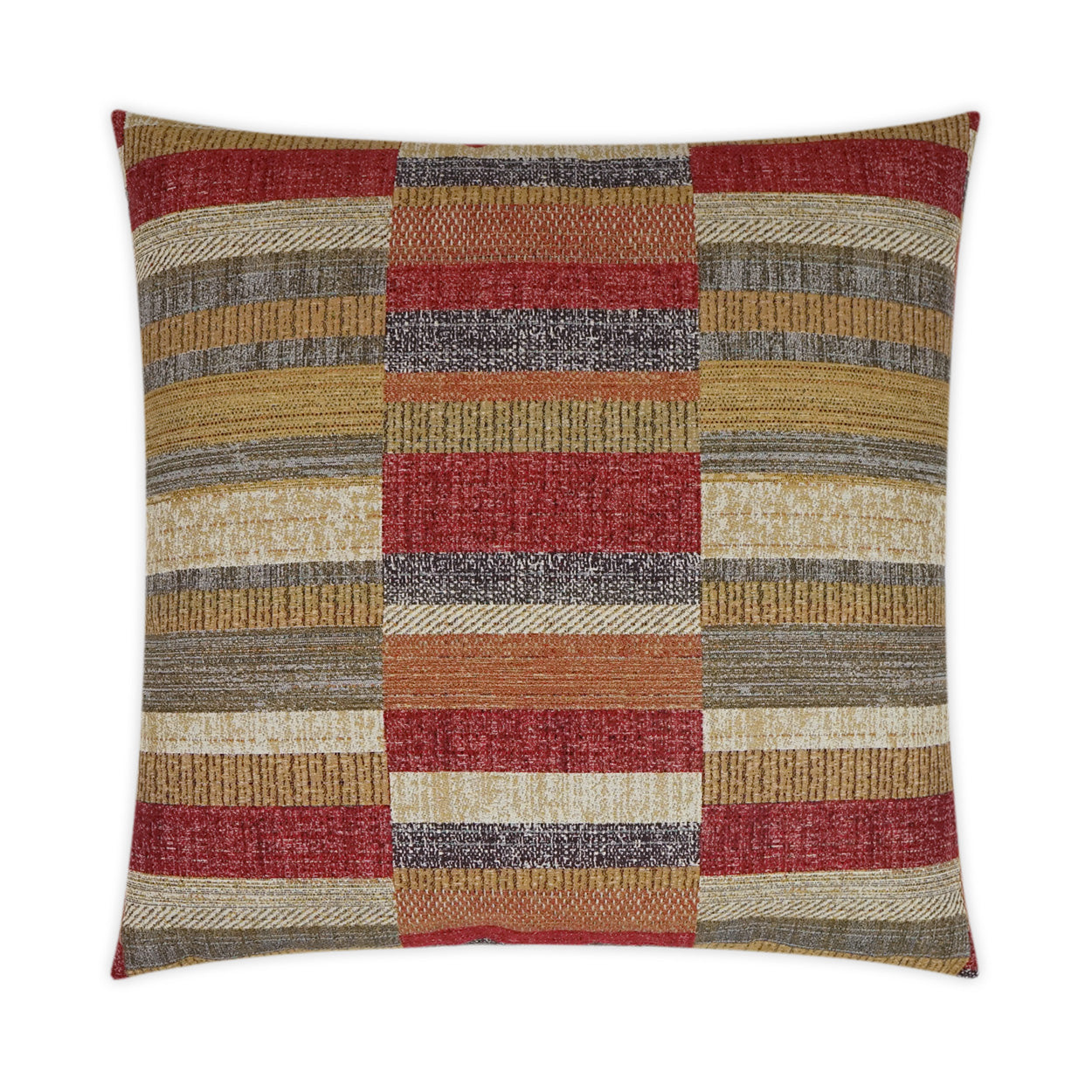 D.V. KAP HOME   24" x 24" Diversity Pillow - Flame Western Chic    - 3503-F-2424