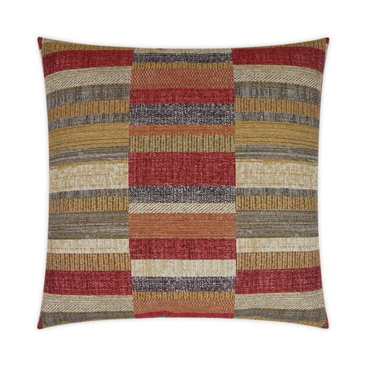 D.V. KAP HOME   24" x 24" Diversity Pillow - Flame Western Chic    - 3503-F-2424
