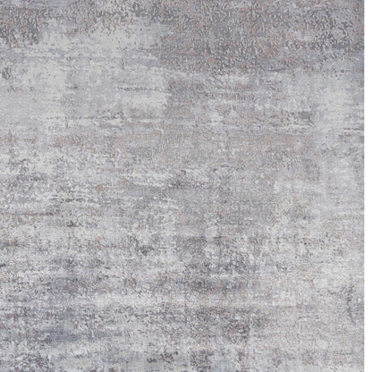 5' X 7' Slate Gray And Dark Gray Abstract Hand Loomed Area Rug