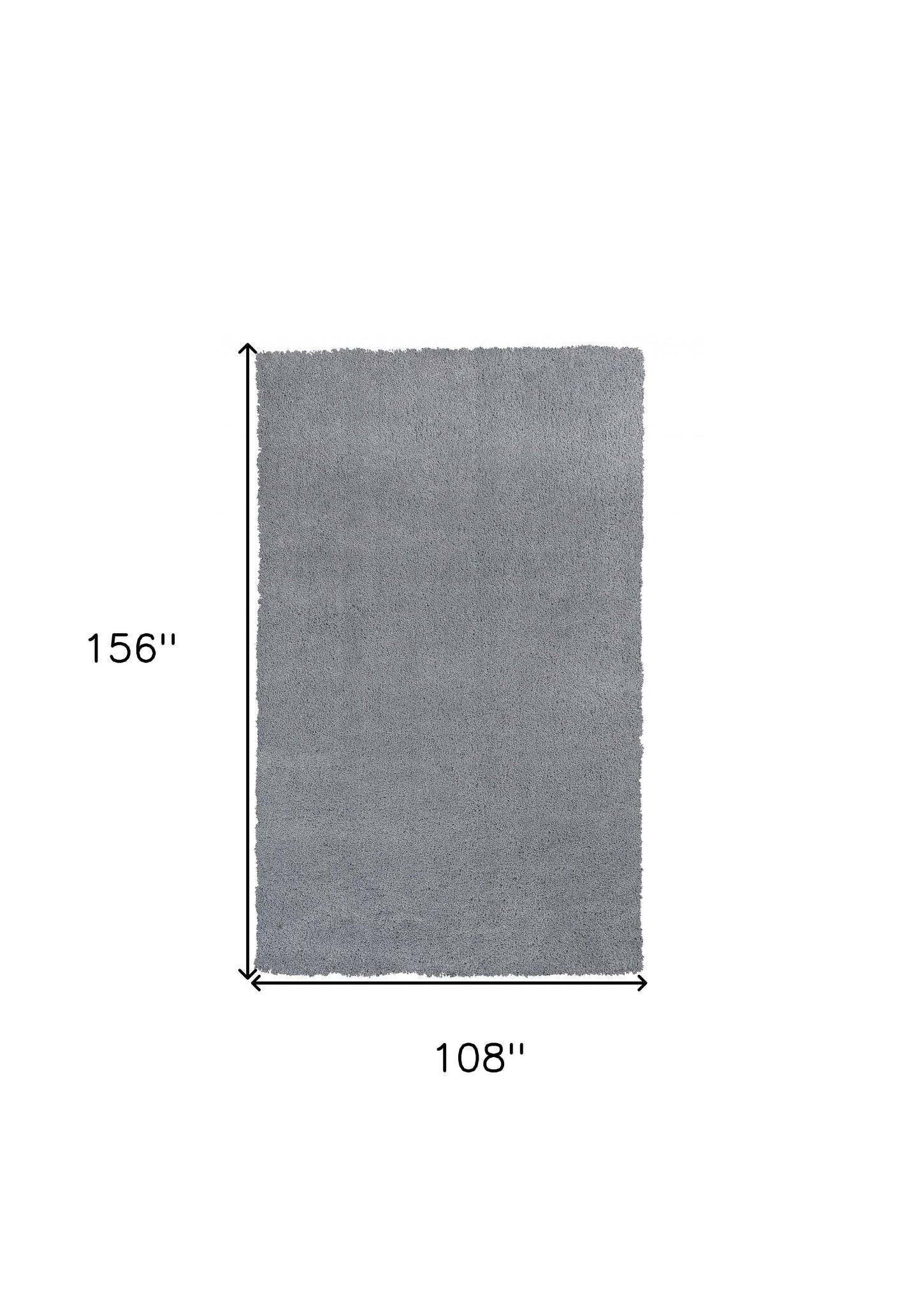 2' X 4' Polyester Grey Area Rug