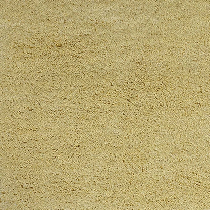 3' X 5' Canary Yellow Shag Hand Woven Area Rug