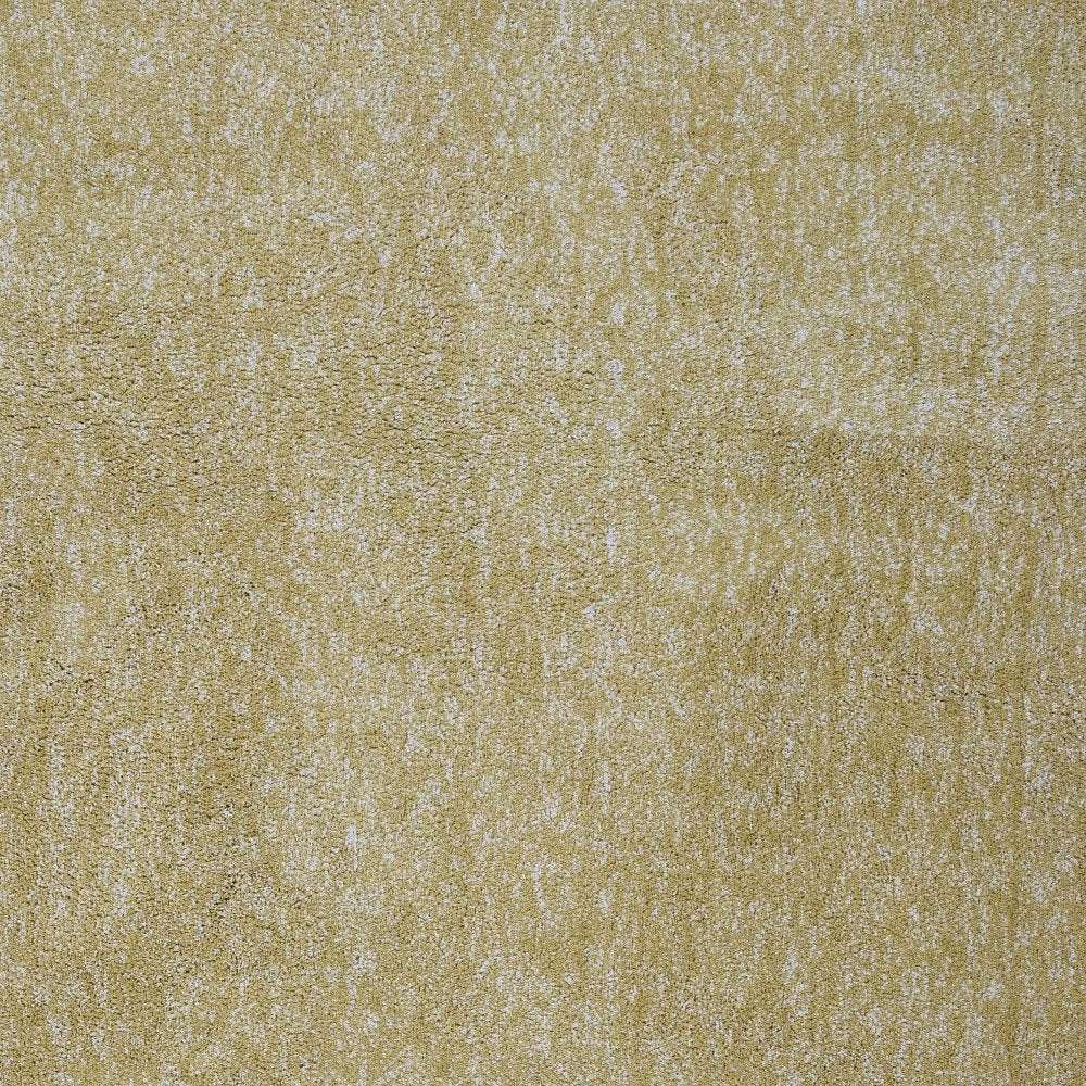 3' X 5' Canary Yellow Shag Hand Woven Area Rug