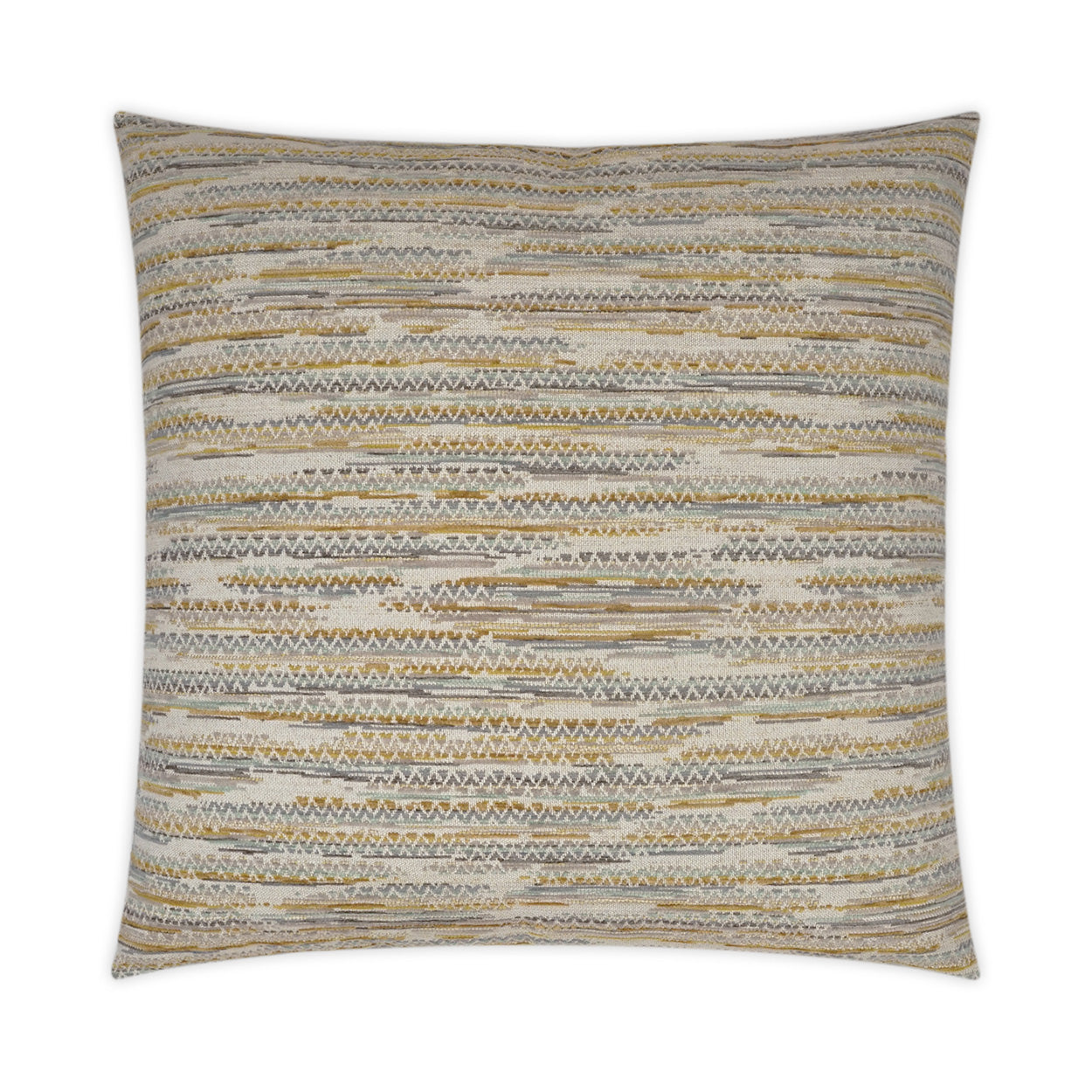 D.V. KAP HOME   24" x 24" Landrum Pillow - Yellow Global    - 3508-Y-2424