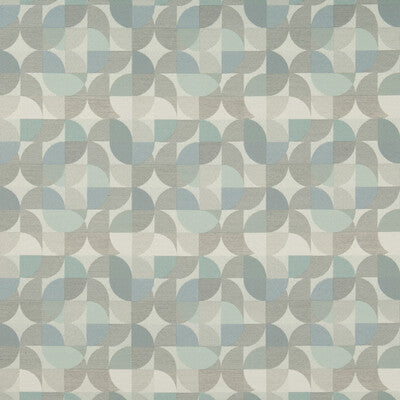 KRAVET CONTRACT CRYPTON GEOMETRIC GREY,IVORY,BLUE   - 35090.1511.0