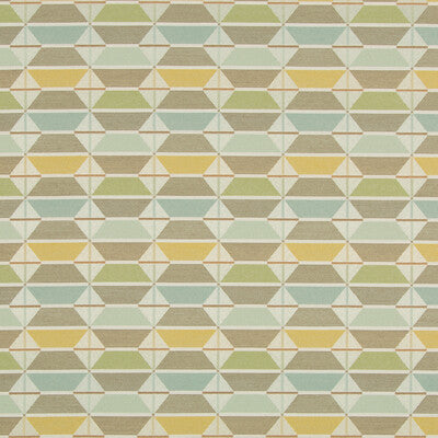 KRAVET CONTRACT CRYPTON GEOMETRIC KHAKI,BLUE,GREEN   - 35094.1623.0