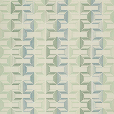 KRAVET CONTRACT CRYPTON GEOMETRIC IVORY,BLUE,GREEN   - 35095.513.0