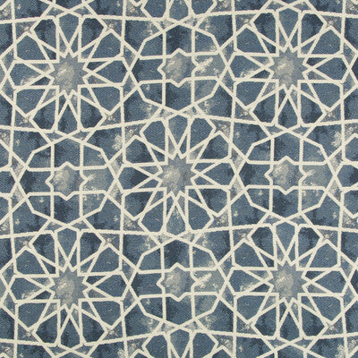 KRAVET DESIGN  GEOMETRIC BLUE,DARK BLUE,IVORY   - 35100.521.0