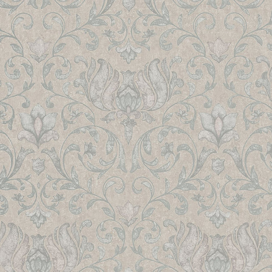GALERIE WALLCOVERINGS CITY ROMANCE Floral   Beige Textured  - 35151