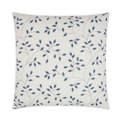 D.V. KAP HOME   24" x 24" Turner Pillow Embroidery, Floral    - 3516-2424