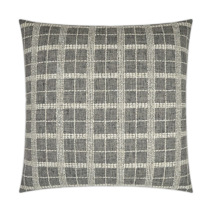 D.V. KAP HOME   24" x 24" Bond Pillow - Meteorite Plaid - Check, Traditional    - 3518-M-2424