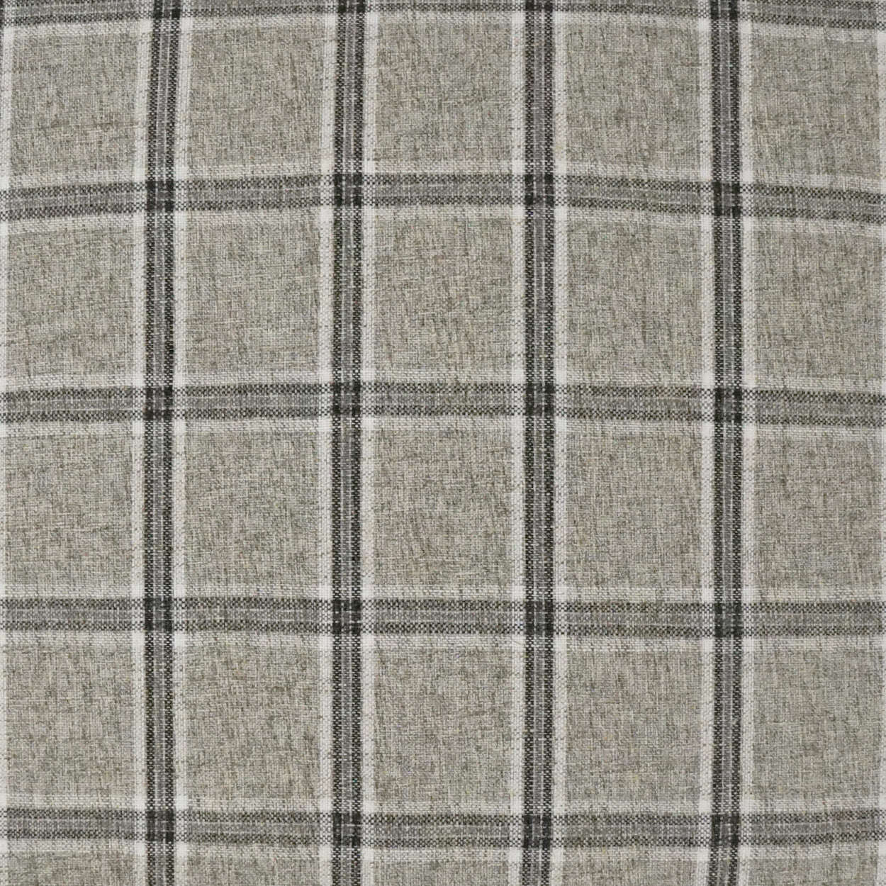 D.V. KAP HOME   24" x 24" Mayfair Pillow - Zinc Plaid - Check, Traditional    - 3519-Z-2424