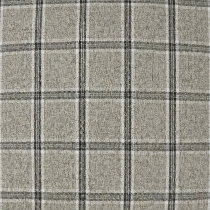 D.V. KAP HOME   24" x 24" Mayfair Pillow - Zinc Plaid - Check, Traditional    - 3519-Z-2424