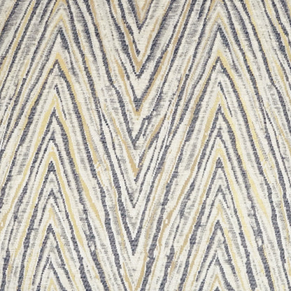 D.V. KAP HOME   24" x 24" Nanga Pillow - Ivory Glam, Transitional, Chevron    - 3524-I-2424