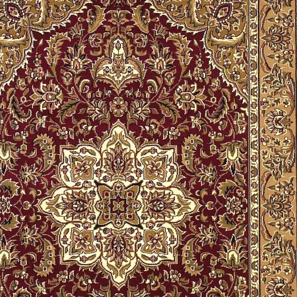 7' X 10'  Polypropylene Red Or  Beige Area Rug