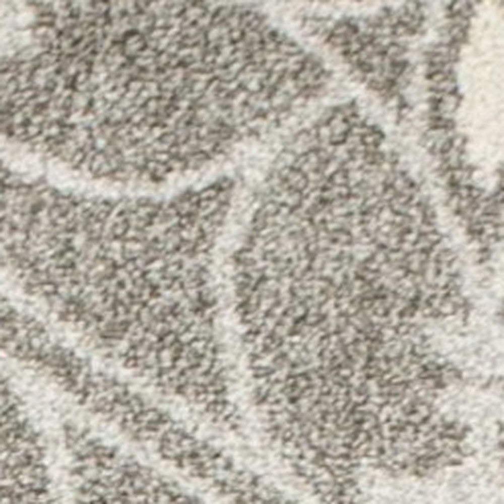 7' X 10' Gray Moroccan Indoor Outdoor Area Rug