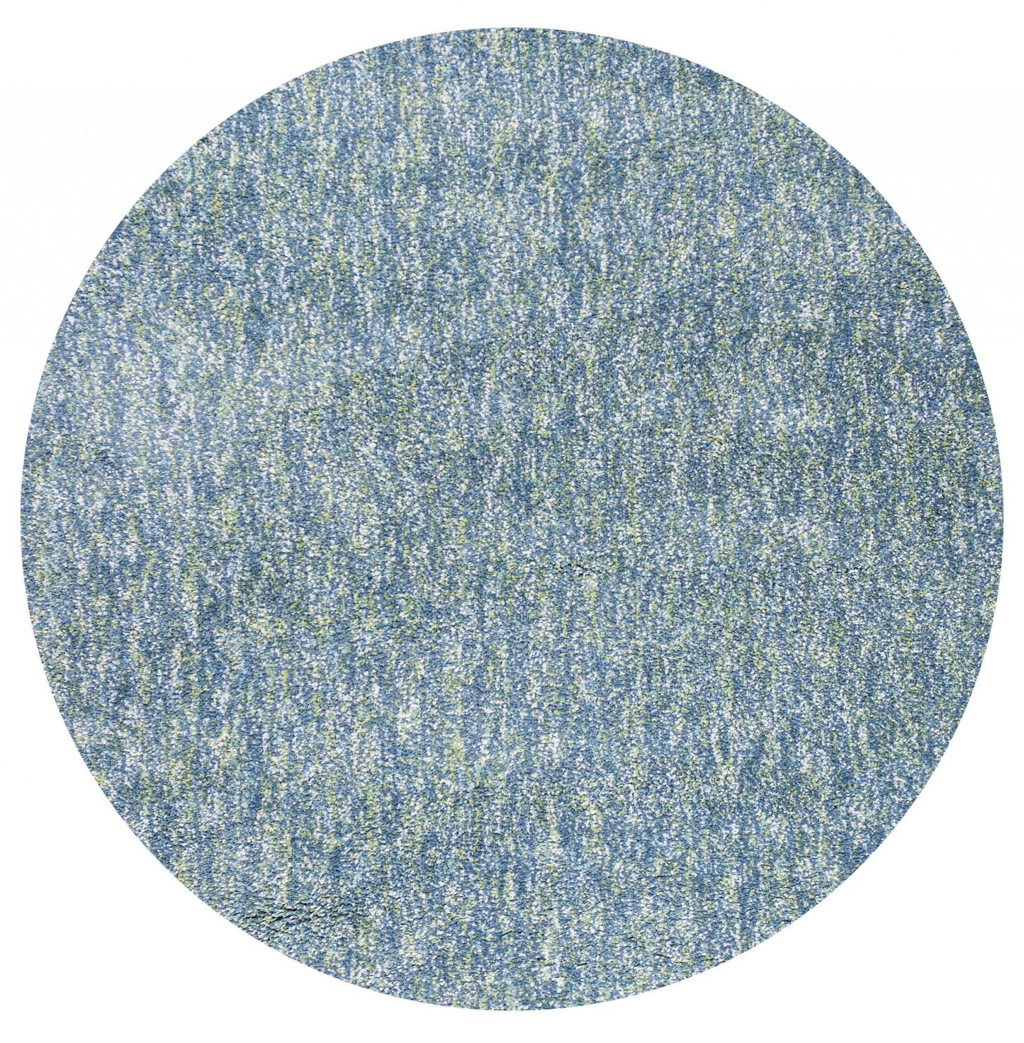 9' X 13' Blue and Beige Hand Woven Area Rug