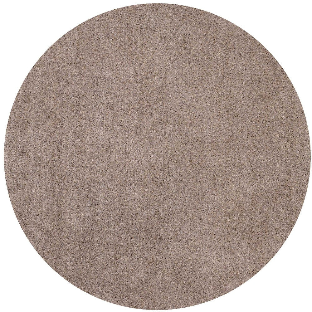 8' X 10'  Polyester Beige Area Rug