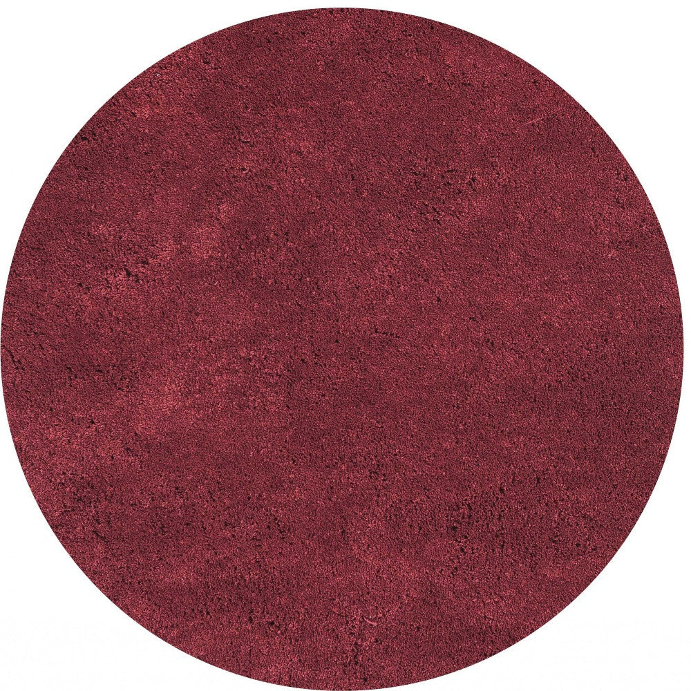 9' X 13' Polyester Red Area Rug