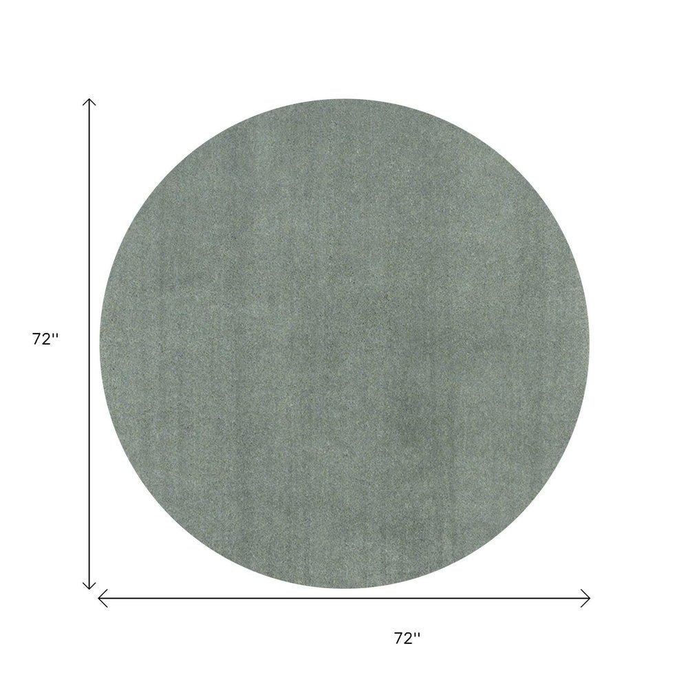 2' X 4' Slate Blue Hand Woven Area Rug