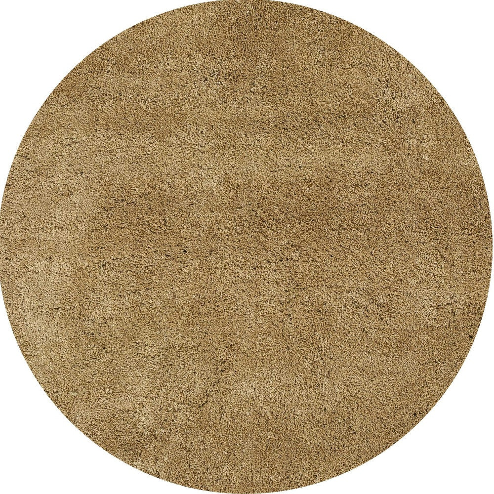 2' X 4' Polyester Gold Area Rug