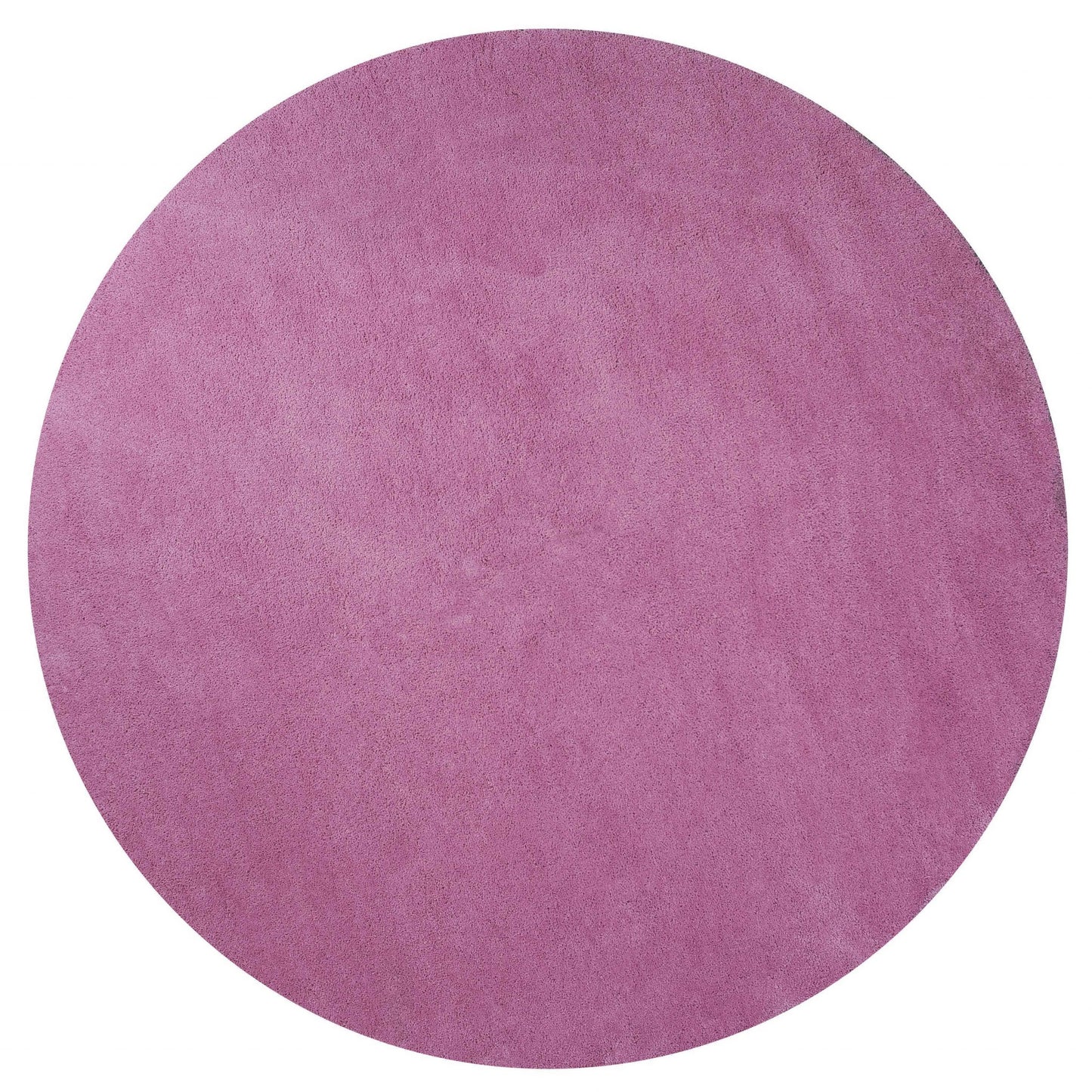 9' X 13' Polyester Hot Pink Area Rug