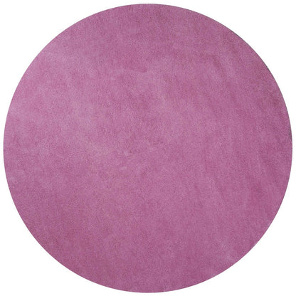 8' Hot Pink Plain Runner Rug
