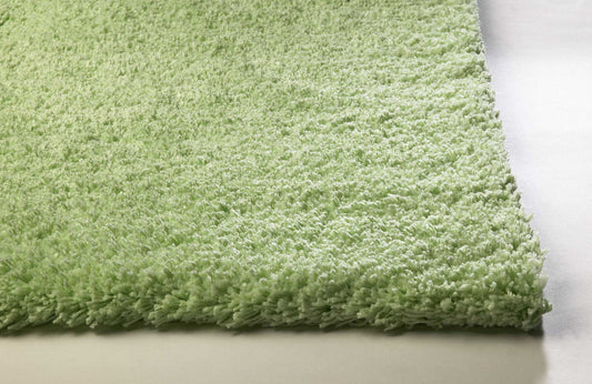 2' X 4' Spearmint Green Indoor Shag Rug