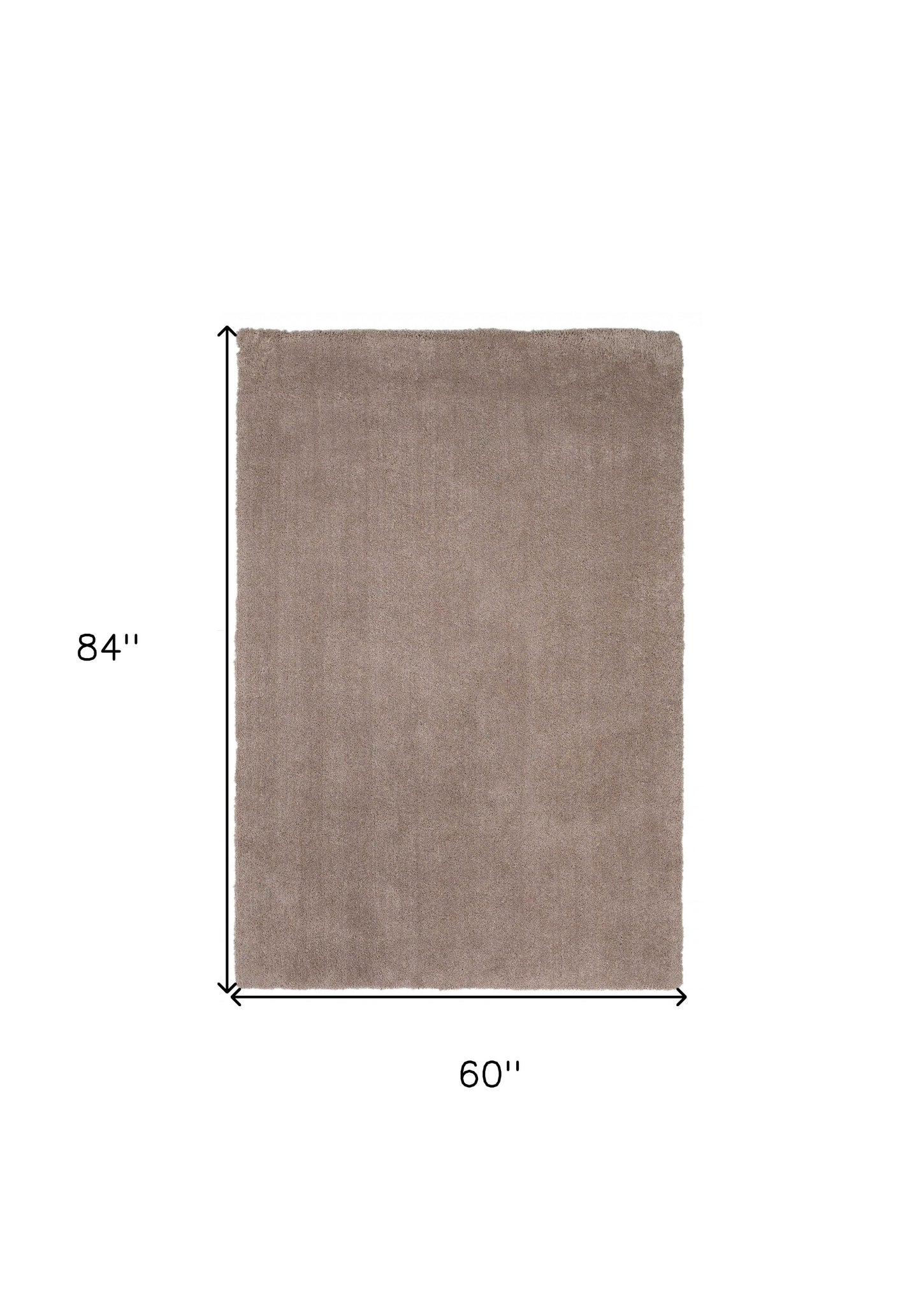 8' X 10'  Polyester Beige Area Rug