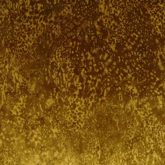 Brown fabric with bronze-gold speckled texture, crushed-velvet look and mottled pattern.