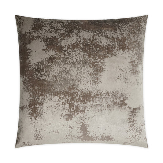 D.V. KAP HOME   24" x 24" Grated Pillow - Taupe Solid, Transitional    - 3527-T-2424