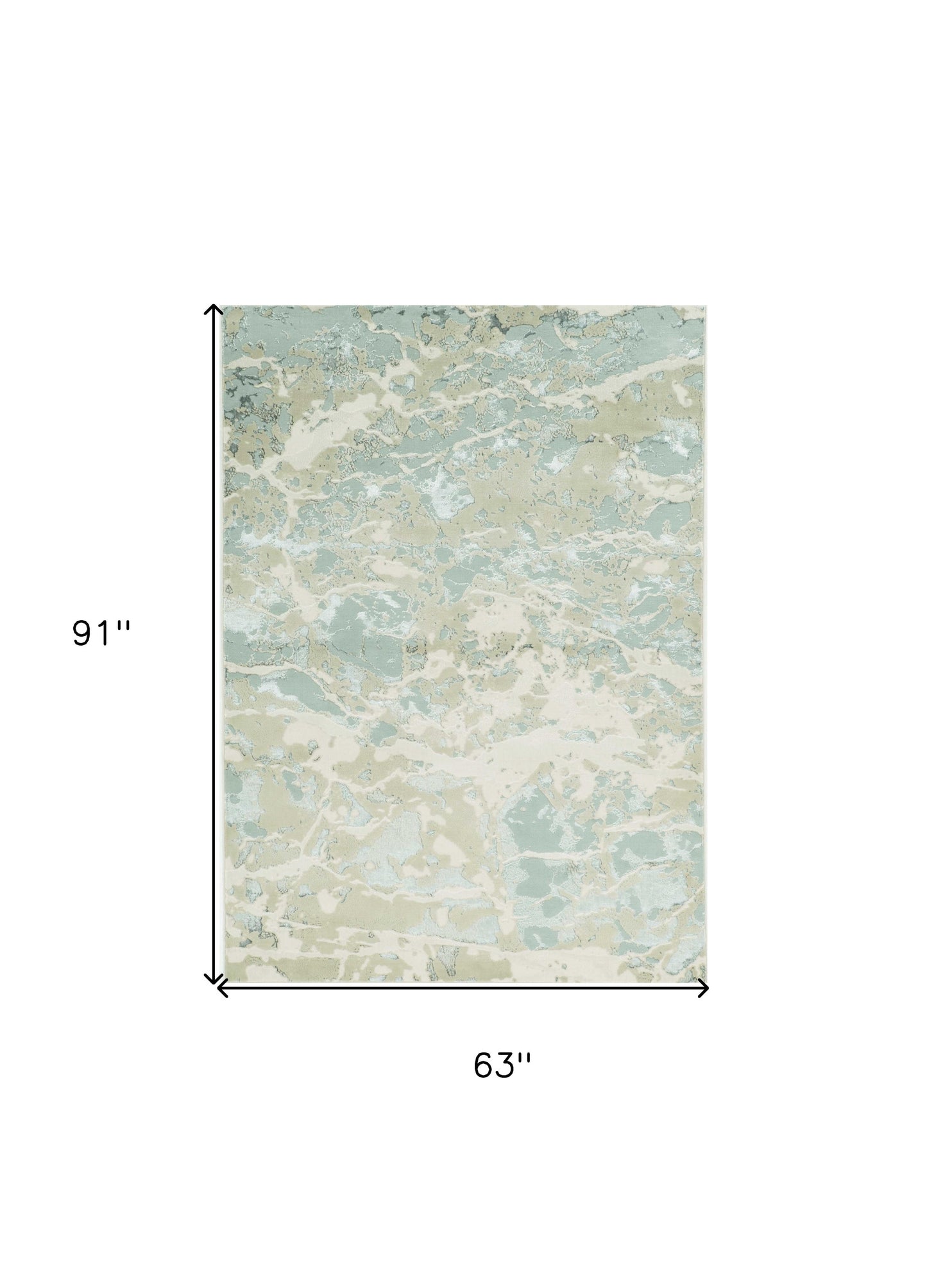 9' X 13'  Polyester Sand Grey Area Rug