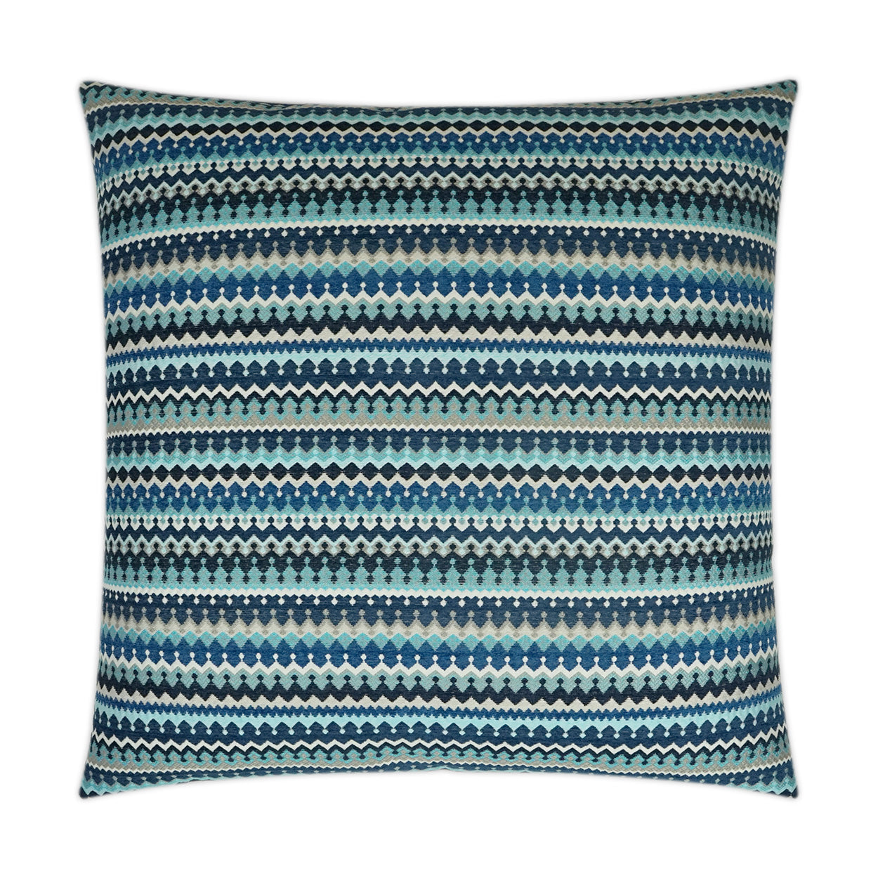 D.V. KAP HOME   24" x 24" Denmark Pillow - Indigo Global    - 3528-I-2424