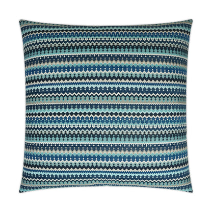 D.V. KAP HOME   24" x 24" Denmark Pillow - Indigo Global    - 3528-I-2424