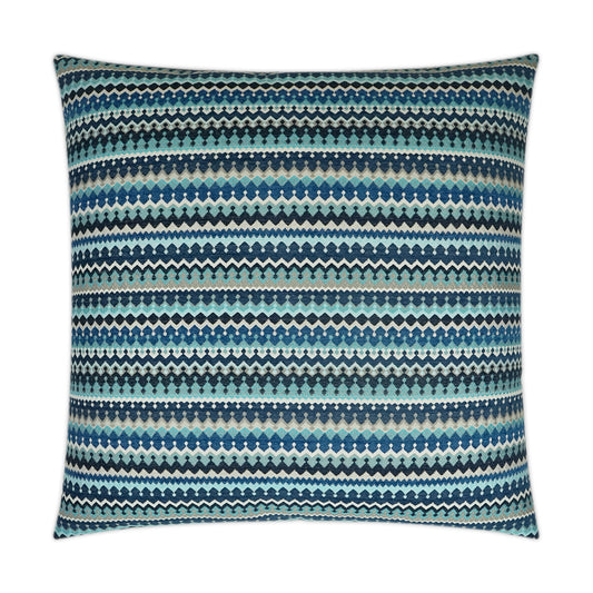 D.V. KAP HOME   24" x 24" Denmark Pillow - Indigo Global    - 3528-I-2424