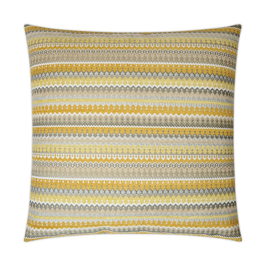 D.V. KAP HOME   24" x 24" Denmark Pillow - Lemon Global    - 3528-L-2424