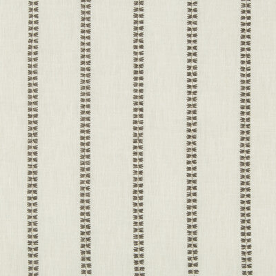 KRAVET BASICS EMBROIDERY STRIPES GREY,IVORY,   - 35285.11.0