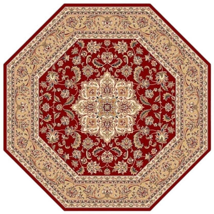 7' X 10'  Polypropylene Red Or  Beige Area Rug