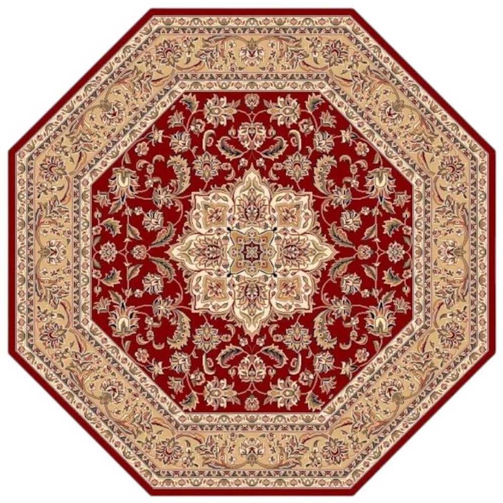 7' X 10'  Polypropylene Red Or  Beige Area Rug