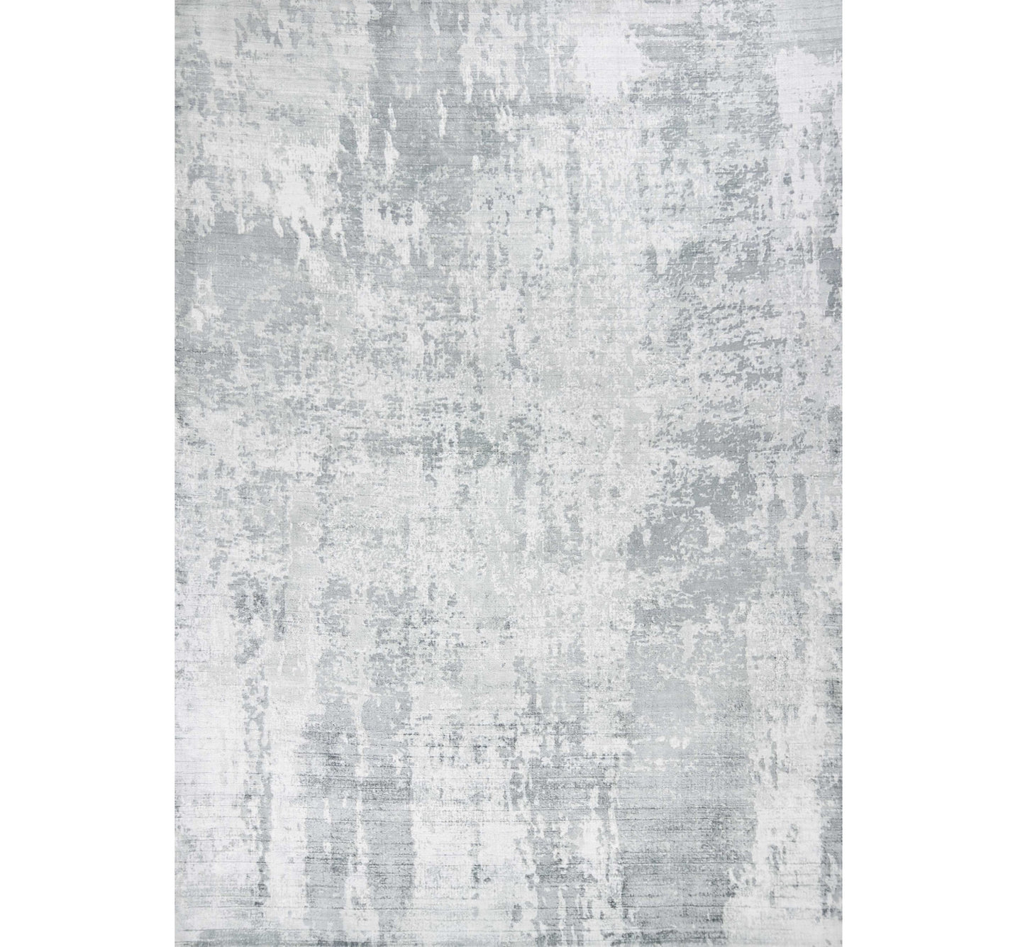 9' x 12' Gray Abstract Hand Loomed Area Rug