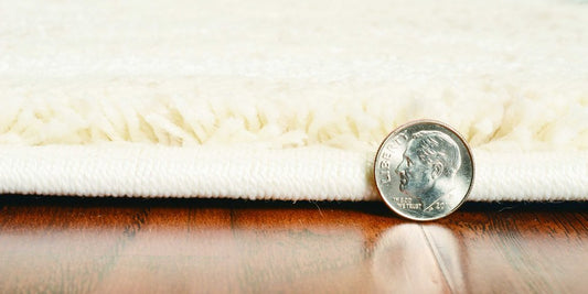 9' X 13' Ivory And Gray Abstract Area Rug